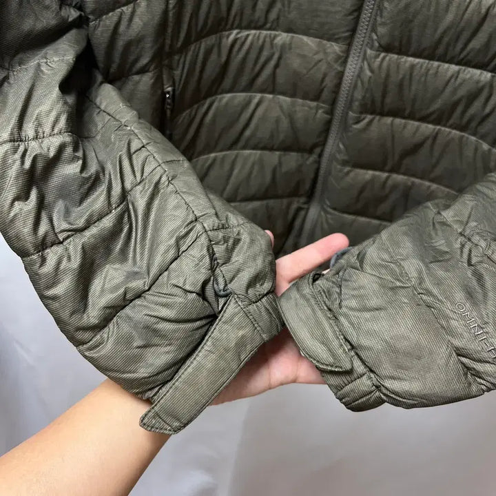 [BUNJANG] Columbia Goose Down Lightweight Padded Jacket / [정품/L] 컬럼비아 구스다운 카키 경량패딩