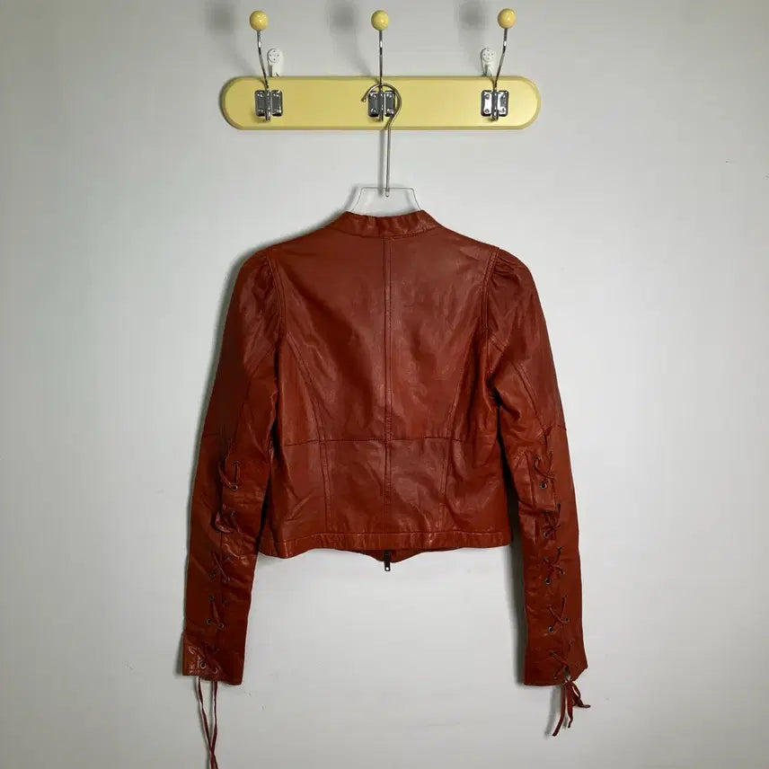 [BUNJANG] SLY Lambskin Leather Jacket / SLY 슬라이 램스킨 레더 자켓