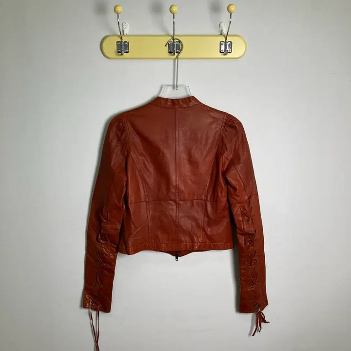 [BUNJANG] SLY Lambskin Leather Jacket / SLY 슬라이 램스킨 레더 자켓