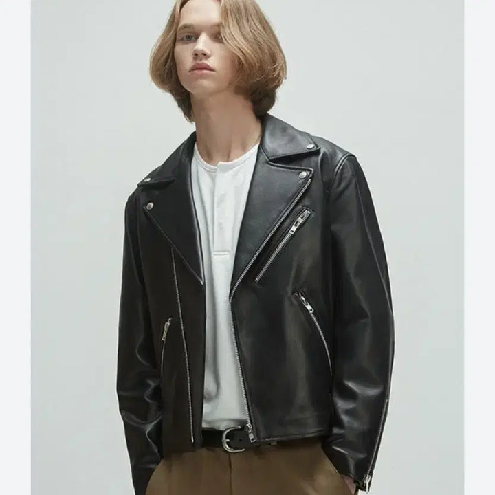[BUNJANG] East Kunst Men's Lambskin Leather Jacket / 이스트쿤스트 남성 양가죽 자켓 (여성66가능)