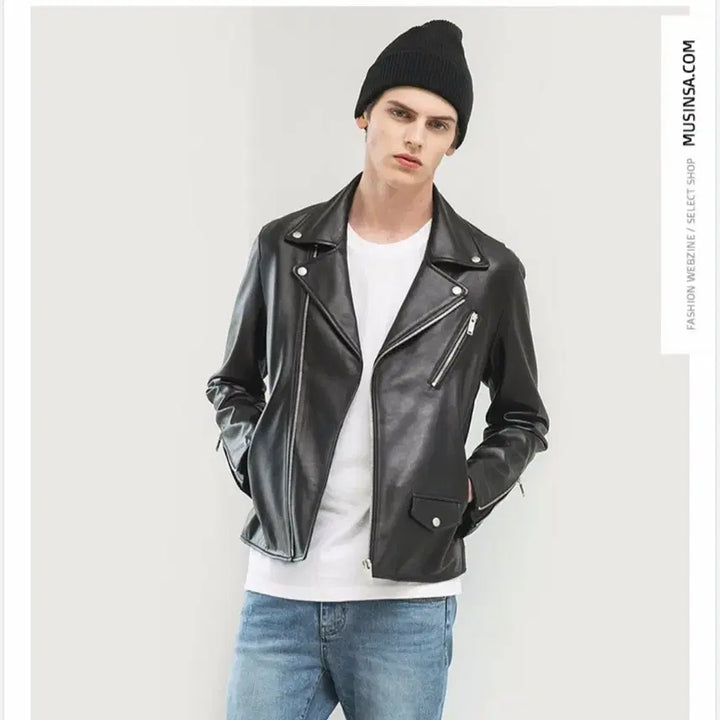 [BUNJANG] East Kunst Men's Lambskin Leather Jacket / 이스트쿤스트 남성 양가죽 자켓 (여성66가능)