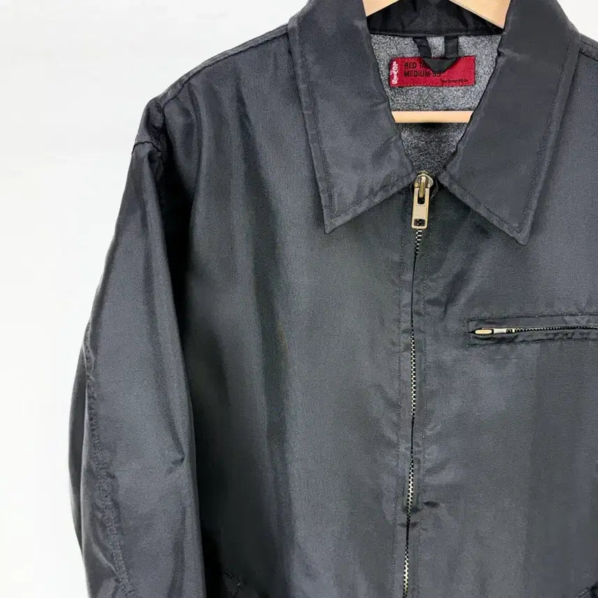 [BUNJANG] Levi's Red Tab Black Nylon Blouson Jacket / 리바이스 레드탭 블랙 나일론 블루종 라이닝 자켓