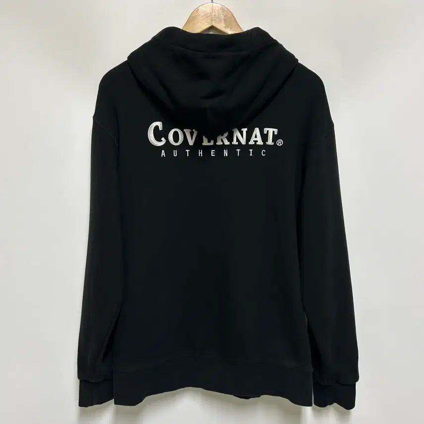 [SOLD OUT] [남여공용-100]커버낫 어센틱 로고 후드집업