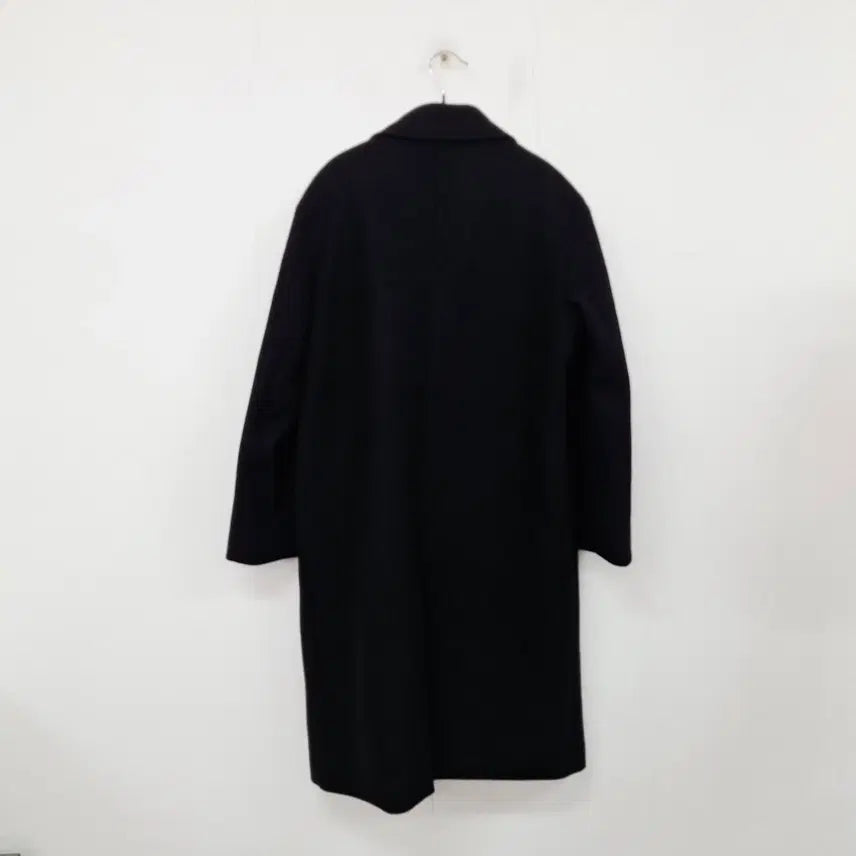 [SOLD OUT] 쿠어 더블 코트 블랙 남성 M 이태리 울 캐시미어