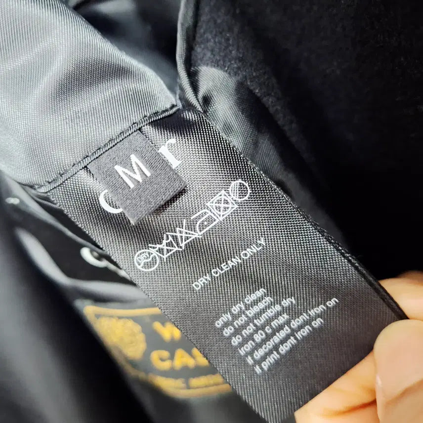 [BUNJANG] Coore Double Coat Black Men's M Italian Wool Cashmere / 쿠어 더블 코트 블랙 남성 M 이태리 울 캐시미어