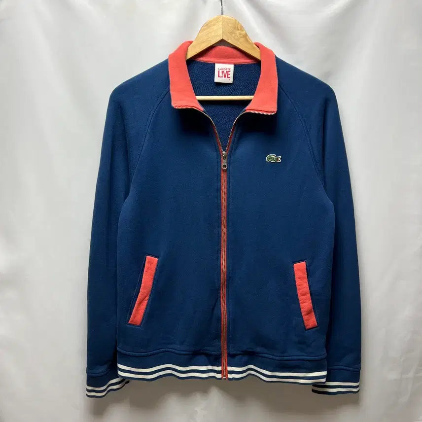 [BUNJANG] Lacoste Live Blue Blouson Jacket / [정품/100] 라코스테 라이브 블루종 블루 잠바/자켓