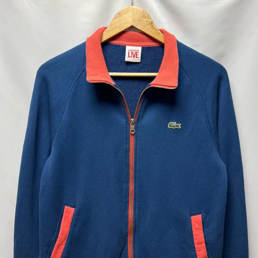 [BUNJANG] Lacoste Live Blue Blouson Jacket / [정품/100] 라코스테 라이브 블루종 블루 잠바/자켓
