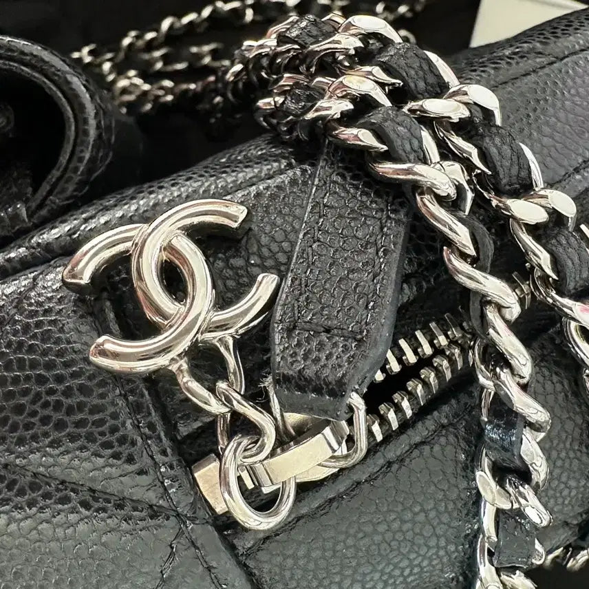 [BUNJANG] Chanel Cruise Caviar Mini Backpack Silver Hardware / 샤넬 크루즈 캐비어 미니백팩 은장