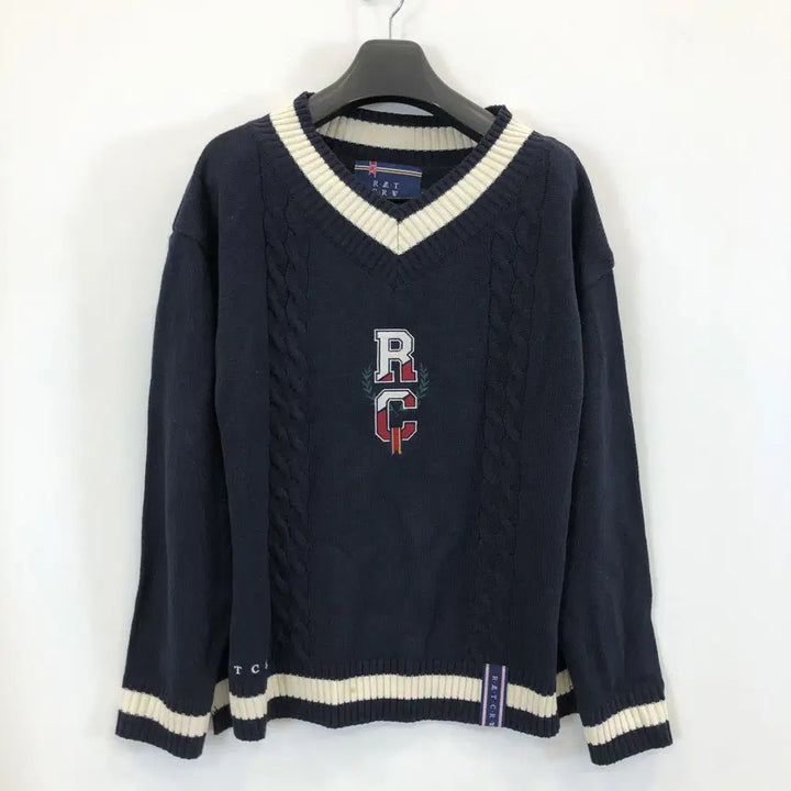 [BUNJANG] Romantic Crown Cable Oversized Knit Sweater / 로맨틱크라운 케이블 오버니트 L