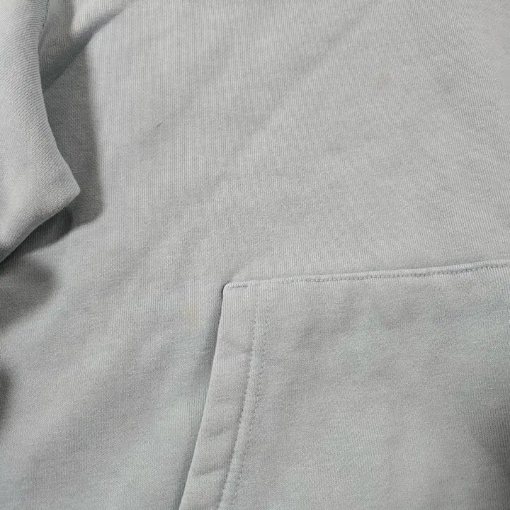 [BUNJANG] Adidas Patch Logo Muted Sky Hoodie / (바배) 아디다스 패치로고 뮤트하늘 후드티