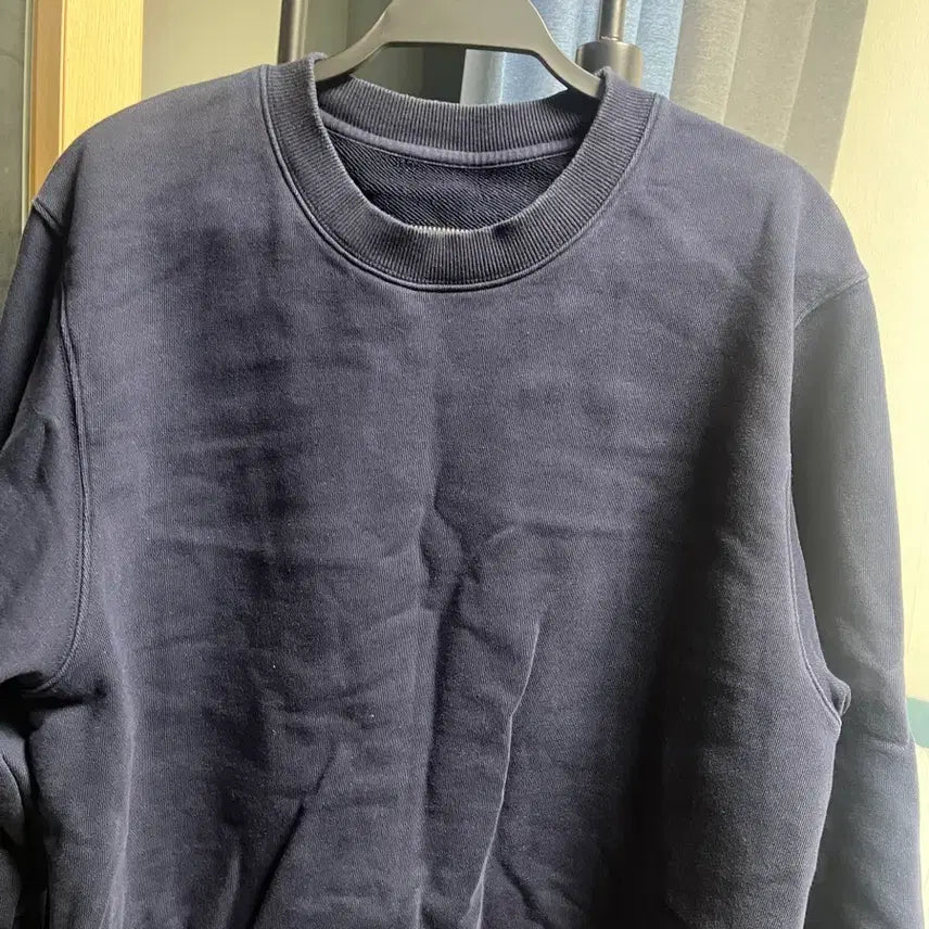 [BUNJANG] Document Navy Sweatshirt M Size / 도큐먼트 스웻셔츠 네이비 M