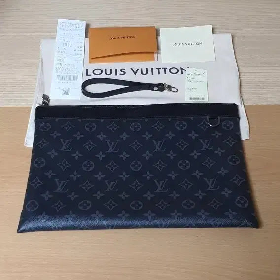 [BUNJANG] Louis Vuitton Eclipse Clutch Bag / 루이비통 이클립스 클러치/클러치백 정품S급(영수증O)