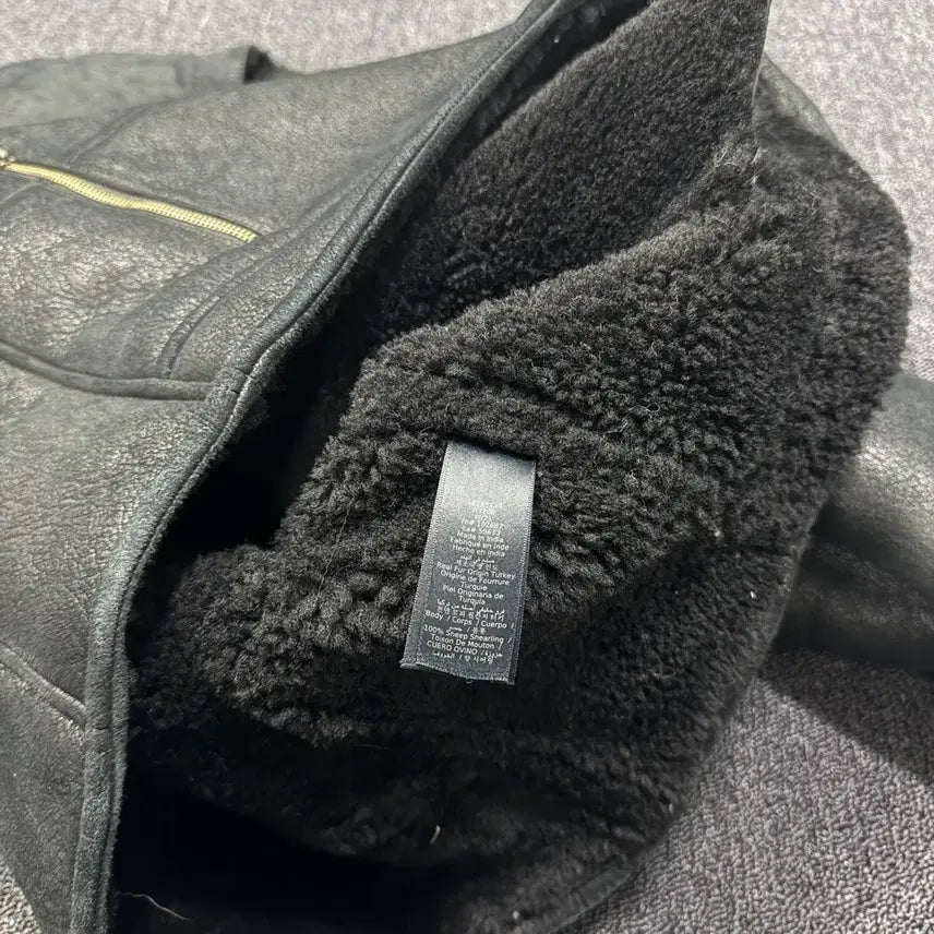 [BUNJANG] John Varvatos Sheepskin Shearling Leather Jacket / 존바바토스 천연모피 양시어링 가죽자켓