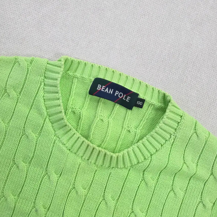 [BUNJANG] Beanpole Cable Knit Sweater / 100 빈폴 꽈배기 케이블 니트 0224J