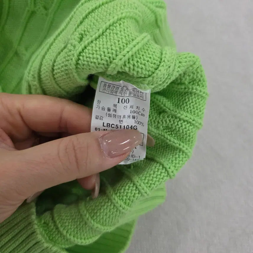 [BUNJANG] Beanpole Cable Knit Sweater / 100 빈폴 꽈배기 케이블 니트 0224J