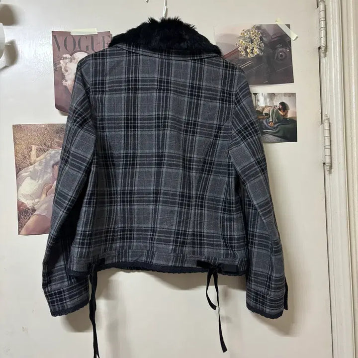 [BUNJANG] Pink House Women's Check Jacket / 핑크하우스 여성 자켓 체크자켓