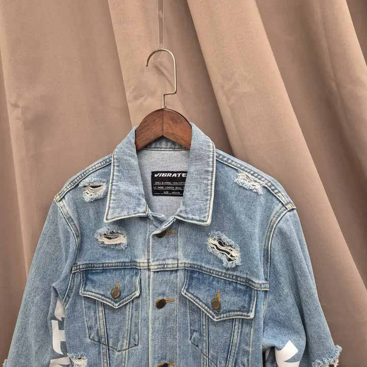 [BUNJANG] VIBRATE Oversized Denim Jacket / 바이브레이트 오버핏 데님 자켓