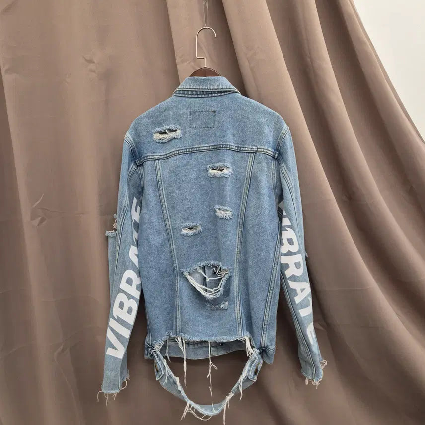 [BUNJANG] VIBRATE Oversized Denim Jacket / 바이브레이트 오버핏 데님 자켓