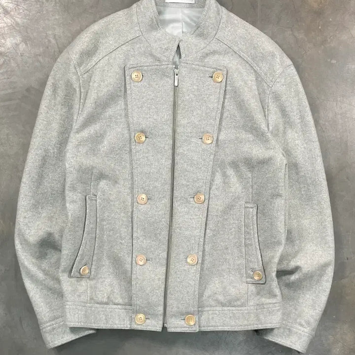 [BUNJANG] Solid Homme Wool Bomber Jacket / 솔리드옴므 울 봄버 자켓