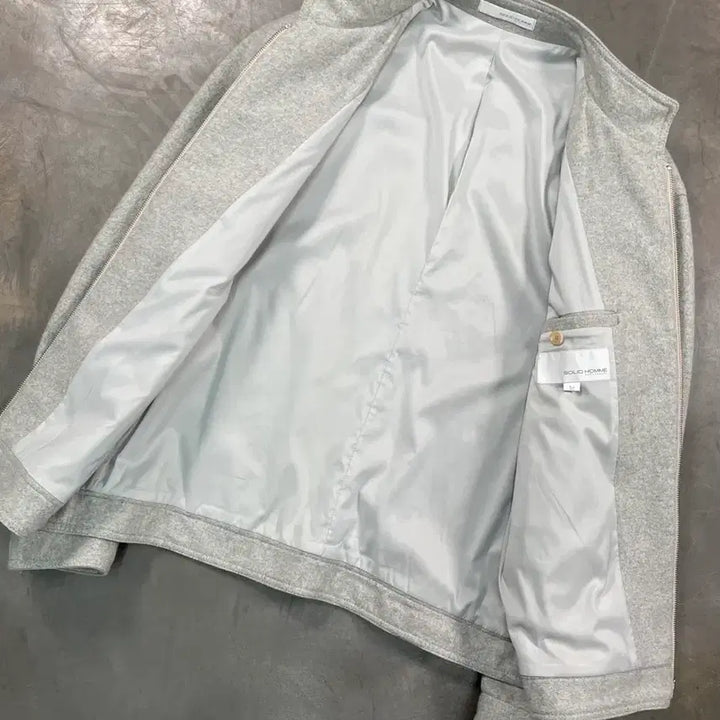 [BUNJANG] Solid Homme Wool Bomber Jacket / 솔리드옴므 울 봄버 자켓