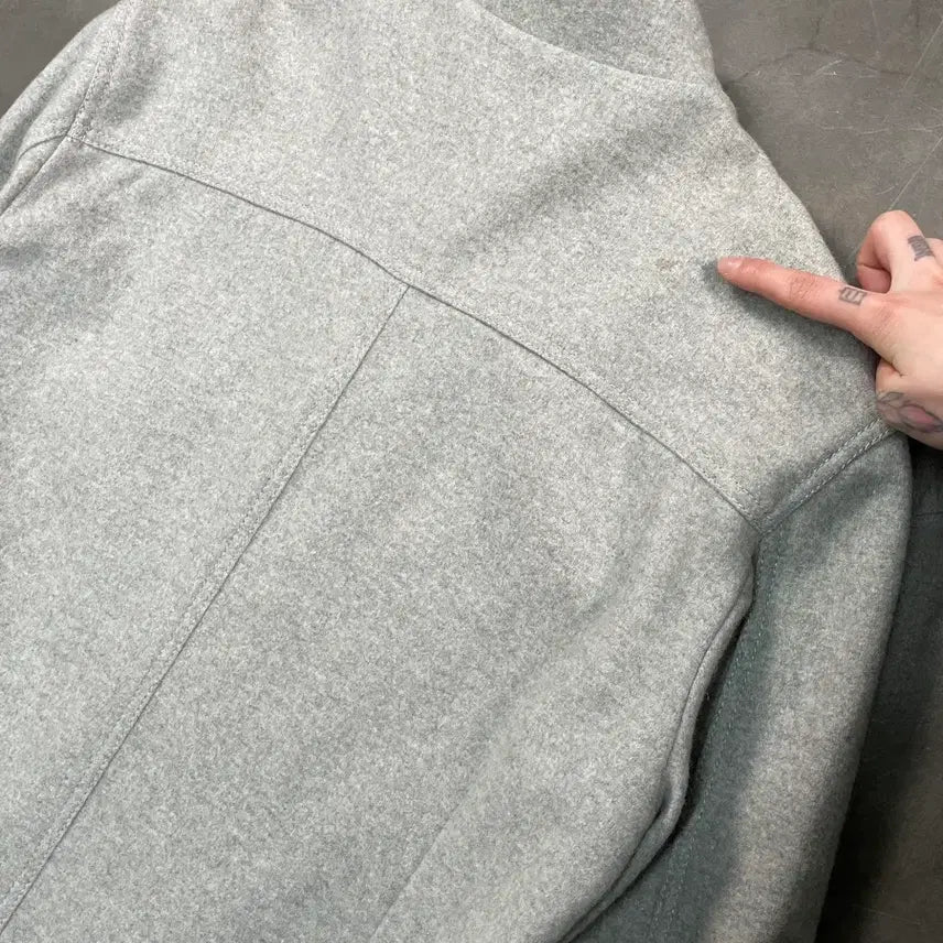 [BUNJANG] Solid Homme Wool Bomber Jacket / 솔리드옴므 울 봄버 자켓