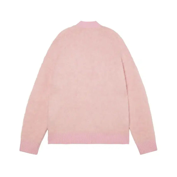 [BUNJANG] Number Project N262 Alpaca Wool Cardigan / 넘버 프로젝트 N262-쥬얼 버튼 알파카 울 가디건 핑크