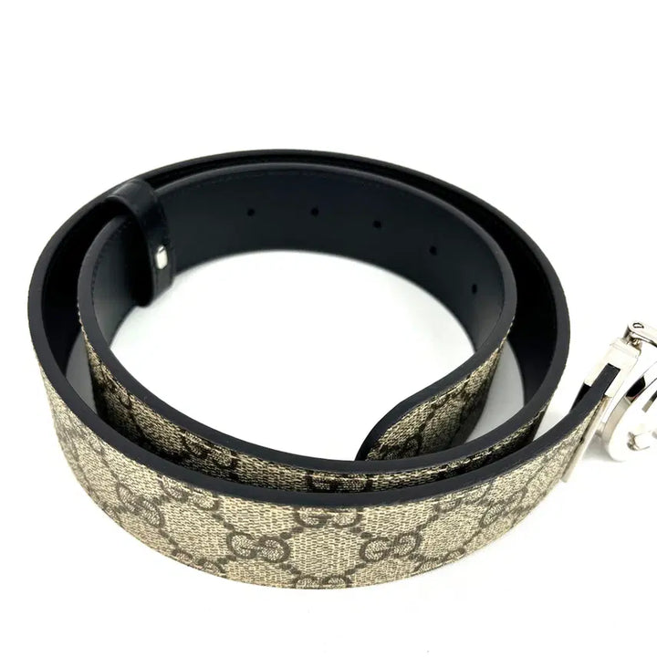 [BUNJANG] Gucci GG Interlocking Reversible Belt / 구찌 GG 인터로킹 리버서블 양면 남성 벨트 473030