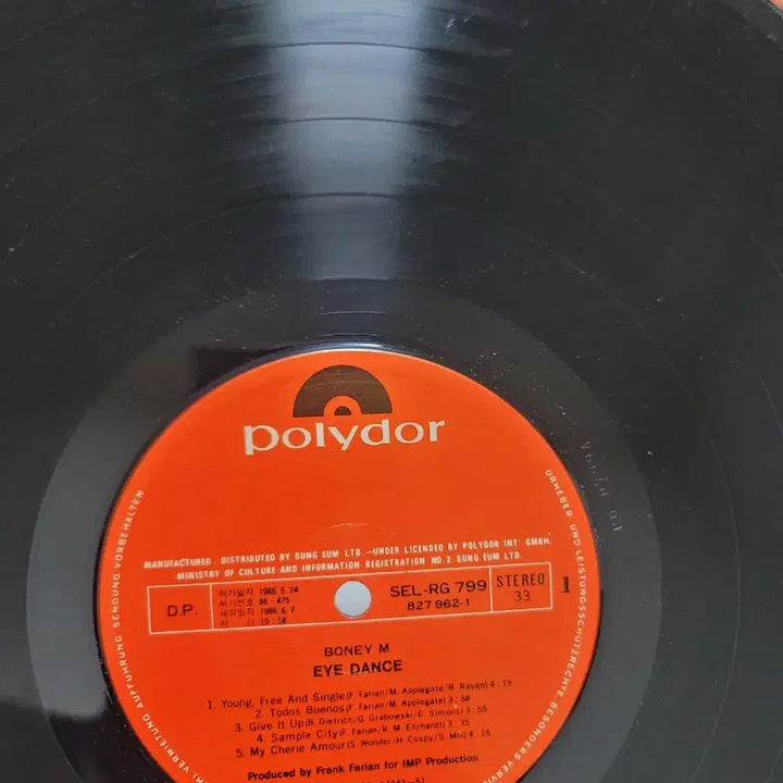 [BUNJANG] Boney M LP Record / 보니엠 lp