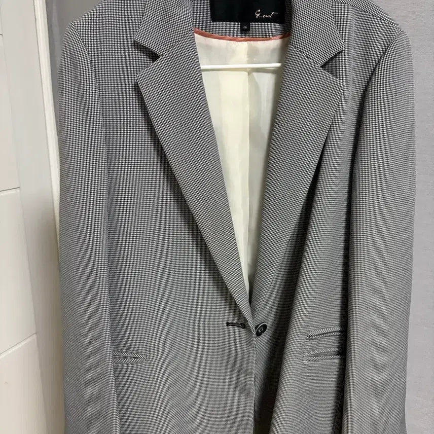 [BUNJANG] G-Cut Houndstooth Check Jacket / 지컷 하운드 자켓66