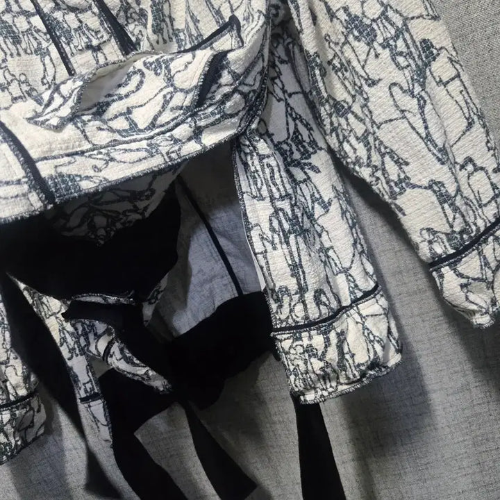 [BUNJANG] Archive Objet Texture Pattern Jacket / 아카이브 오브제 텍스처 패턴 자켓 0