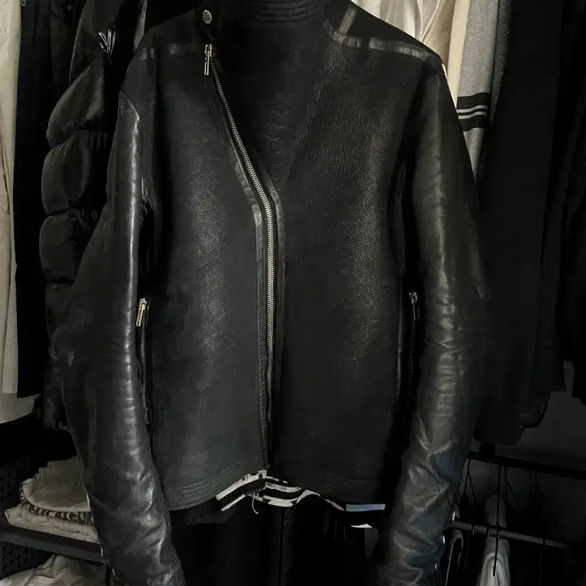 [BUNJANG] Rick Owens Molino Shearling Mouton Jacket / 릭오웬스 몰리노 시어링 무스탕 자켓