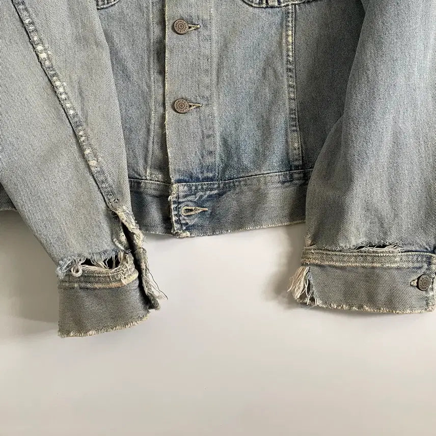 [BUNJANG] RRL Trucker Denim Jacket / 90s RRL 더블알엘 트러커 데님 청자켓