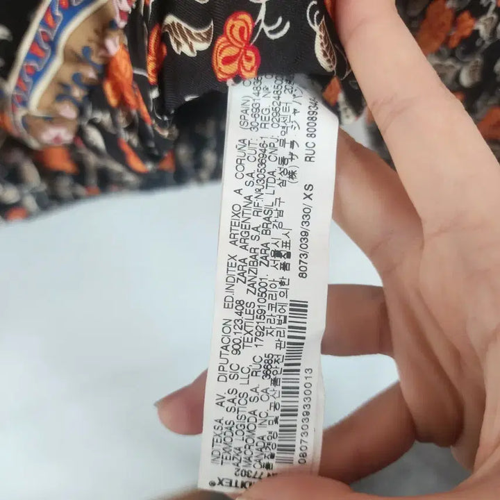 [BUNJANG] ZARA Floral Pattern Bomber Jacket / 자라 플라워 패턴 봄버 자켓