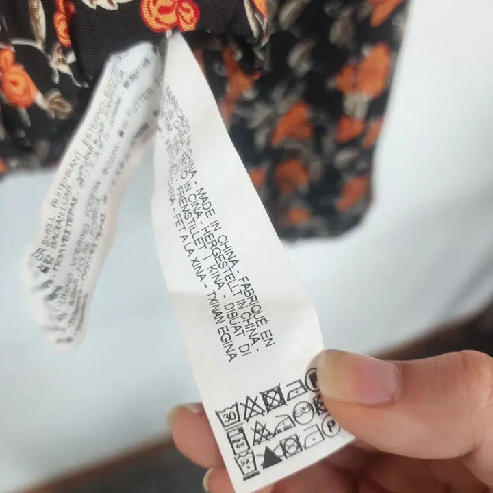 [BUNJANG] ZARA Floral Pattern Bomber Jacket / 자라 플라워 패턴 봄버 자켓