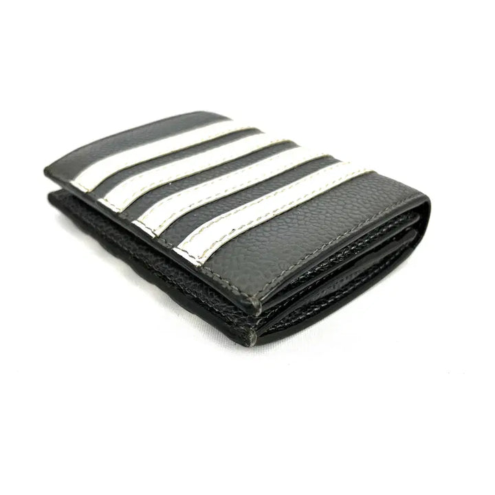 [BUNJANG] Thom Browne Double Cardholder Leather Wallet / 톰브라운 사선 더블 카드지갑 명함지갑 MAW218A 00198 025