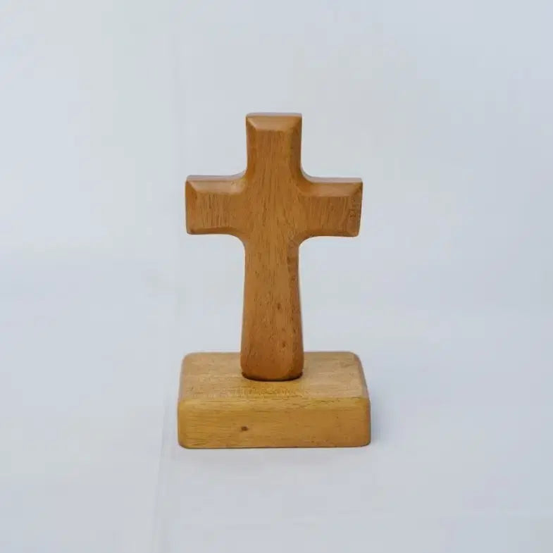 [BUNJANG] Wooden Tabletop Cross / 탁상십자가