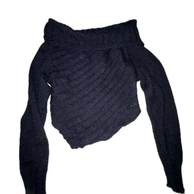 [BUNJANG] Black Off-shoulder Top / 검은색 오프숄더 black Off-shoulder