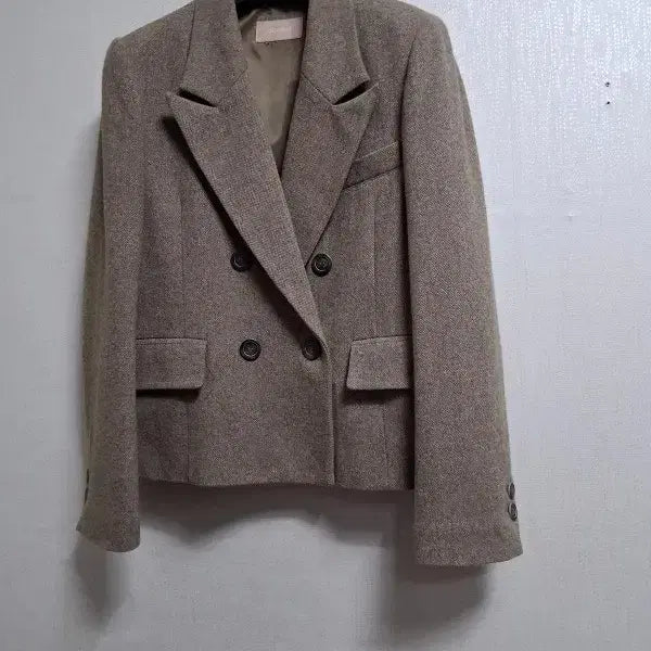 [BUNJANG] CC Collect Wool Blend Short Jacket / CC collect 연카키 울 모직숏쟈켓 추운 간절기 55