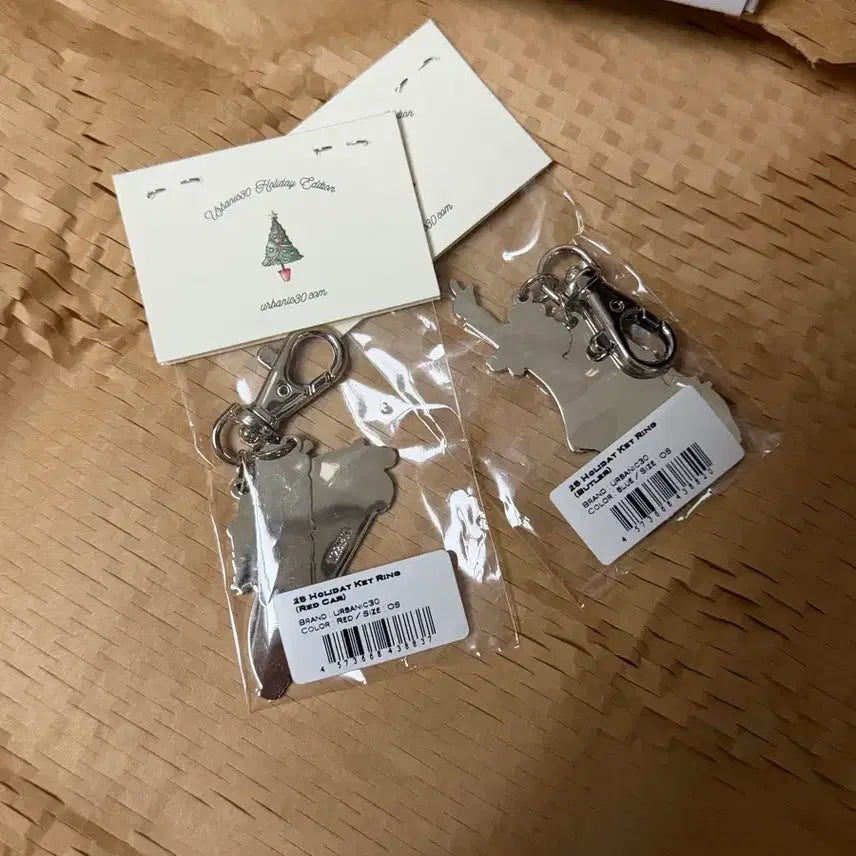 [BUNJANG] Urbanic 30 Holiday Keyring Bundle Set / 새상품 얼바닉30 홀리데이 키링