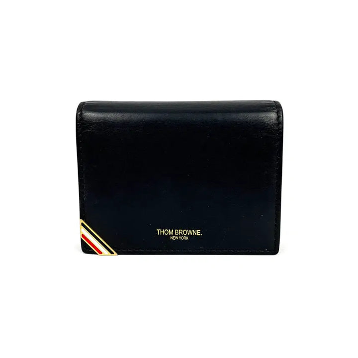 [BUNJANG] Thom Browne Double Black Card Holder MAW245A / 톰브라운 더블 블랙 카드지갑 명함지갑 MAW245A 06549 001