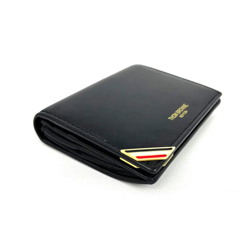 [BUNJANG] Thom Browne Double Black Card Holder / 톰브라운 더블 블랙 카드지갑 명함지갑 MAW245A 06549 001