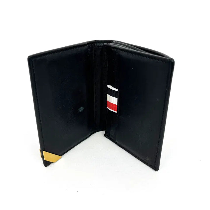 [BUNJANG] Thom Browne Double Black Card Holder / 톰브라운 더블 블랙 카드지갑 명함지갑 MAW245A 06549 001