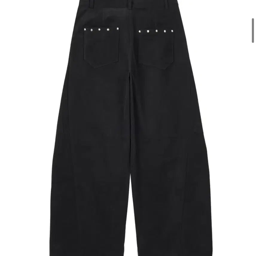 [BUNJANG] Dandel Pinstuck Cargo Pants (Black, Size 1) / 단델 핀턱 카고 바지 (블랙, 사이즈 1)