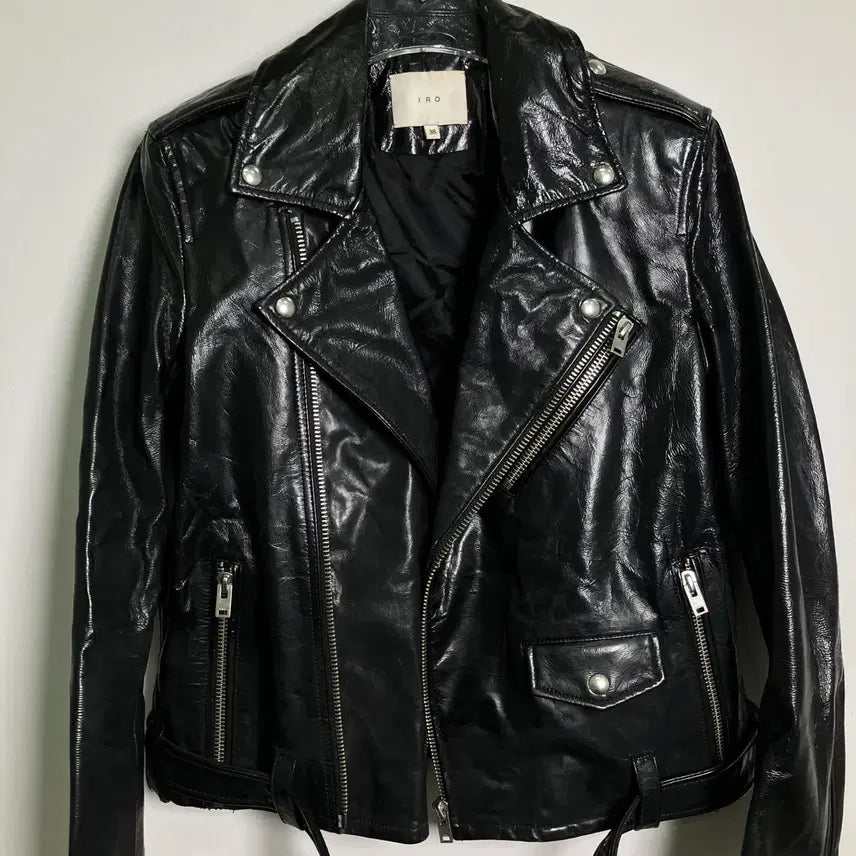 [BUNJANG] IRO 이로 블랙 양가죽 라이더 자켓 38 / IRO 이로 블랙 양가죽 라이더 자켓 38