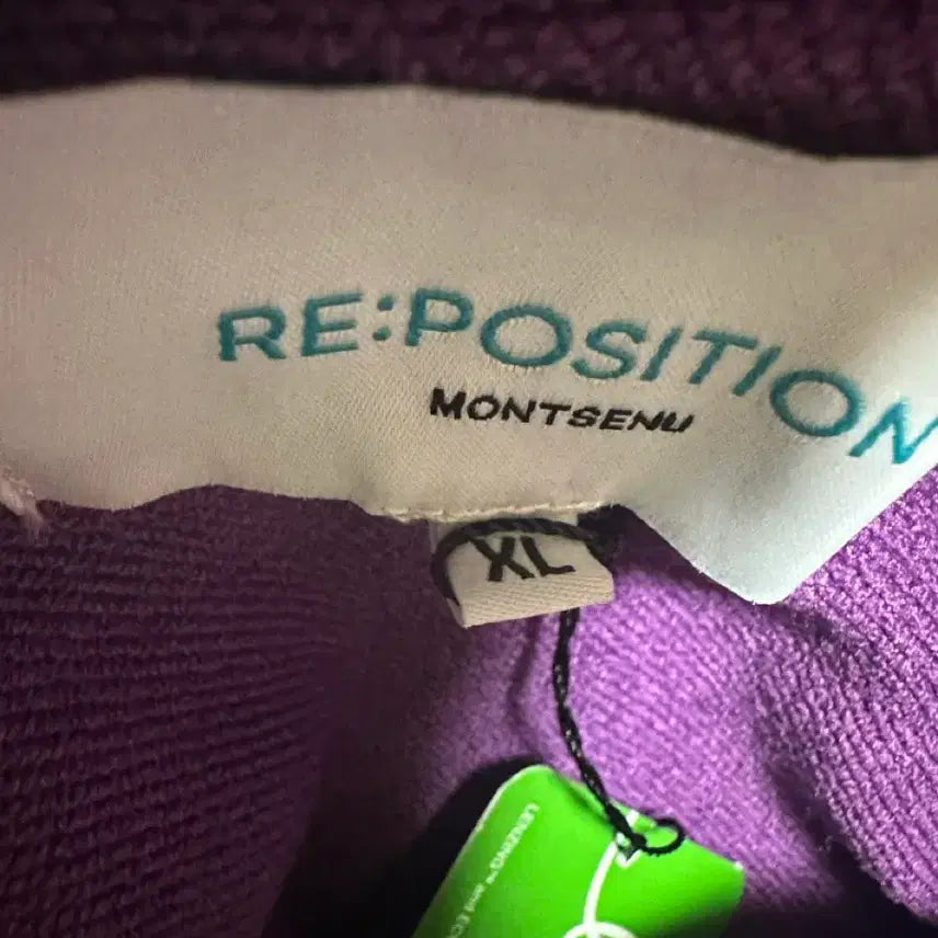 [BUNJANG] RE:POSITION Purple Logo Hoodie / RE:POSITION 퍼플 로고 후드티