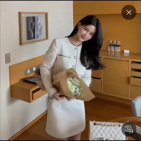 [BUNJANG] Benito Debera Tweed Jacket and Skirt Set / 베니토 드베라 트위드셋업 자켓 스커트 세트