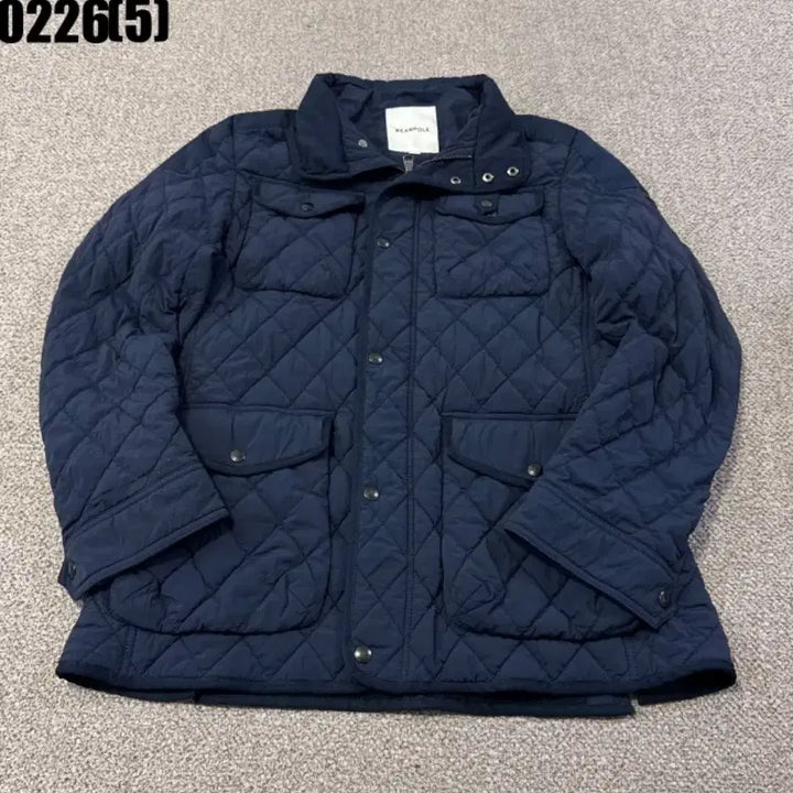[BUNJANG] Beanpole Navy Quilted Jacket / 빈폴 네이비 퀼팅 자켓100 0226
