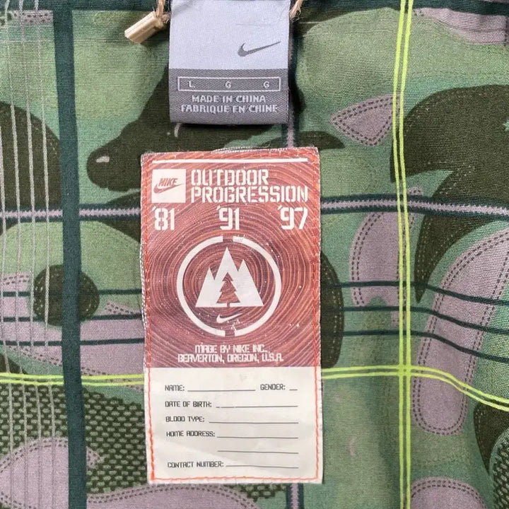 [BUNJANG] Nike Outdoor Progression Windbreaker Jacket / 00s 나이키 아웃도어 프로그래션 바람막이