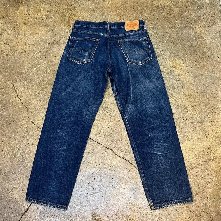 [BUNJANG] Levi's 550 Washed Denim Jeans / 00s 미국 빈티지 리바이스 550 청바지 데님팬츠