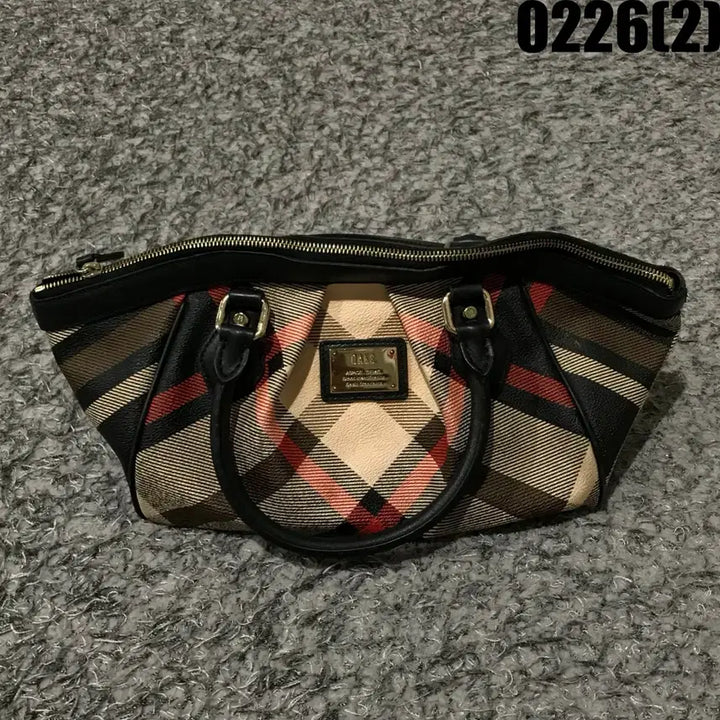 [BUNJANG] DAKS Checkered Tote Bag / 닥스 DAKS 체크무늬 토트백